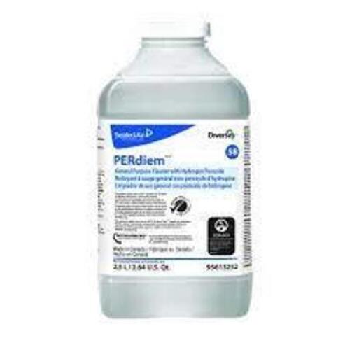 DESCRIPTION: (2) CLEANER WITH PEROXIDE BRAND/MODEL: DIVERSEY PERDIEM SIZE: 2.5 L RETAIL$: $20.00 EA QTY: 2