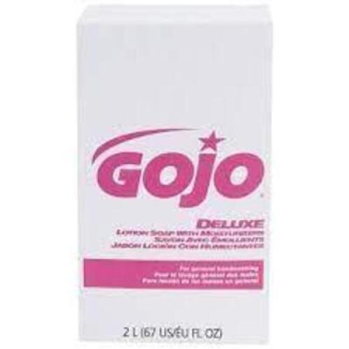 DESCRIPTION: (2) LOTION SOAP WITH MOISTURIZERS BRAND/MODEL: GOJO SIZE: 2L RETAIL$: $52.00 TOTAL QTY: 2