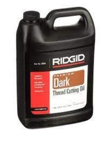 DESCRIPTION: (4) DARK THREAD CUTTING OIL BRAND/MODEL: RIDGID SIZE: 1 GALLON RETAIL$: $35.17 EA QTY: 4
