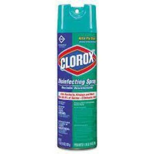 DESCRIPTION: (2) DISINFECTING SPRAYBRAND/MODEL: CLOROXRETAIL$: $6.99 EAQTY: 2