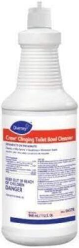DESCRIPTION: (2) CLINGING TOILET BOWL CLEANER BRAND/MODEL: DIVERSEY CREW SIZE: 1 QT RETAIL$: $10.00 EA QTY: 2