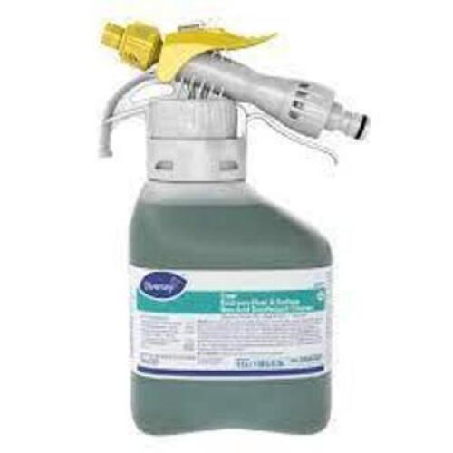 DESCRIPTION: (4) RESTROOM FLOOR AND SURFACE NON ACID DISINFECTANT CLEANER BRAND/MODEL: DIVERSEY CREW SIZE: 1.58 QT RETAIL$: $156.87 EA QTY: 4