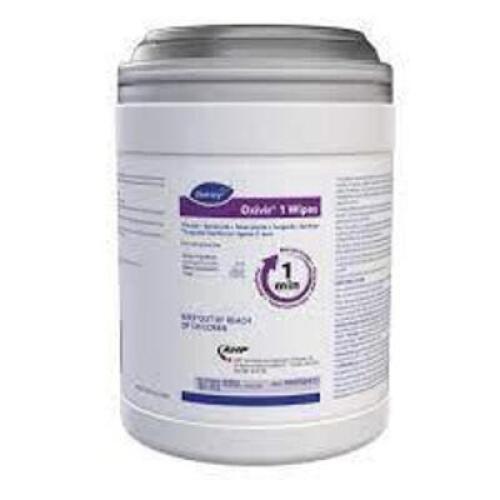 DESCRIPTION: (6) DISINFECTING WIPES BRAND/MODEL: DIVERSEY OXIVIR 1 WIPES SIZE: 60 WIPES RETAIL$: $100.00 TOTAL QTY: 6