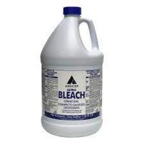 DESCRIPTION: (2) GERMICIDAL ULTRA BLEACHBRAND/MODEL: AROCEP #AR110001SIZE: 1 GALLONRETAIL$: $15.60 EAQTY: 2