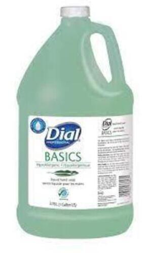 DESCRIPTION: (1) LIQUID HAND SOAP BRAND/MODEL: DIAL BASICS SIZE: 1 GALLON RETAIL$: $22.87 EA QTY: 1