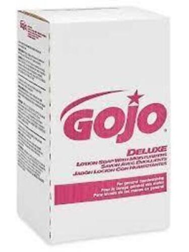DESCRIPTION: (2) LOTION SOAP WITH MOISTURIZERSBRAND/MODEL: GOJO DELUXEINFORMATION: PICNIKSIZE: 2LRETAIL$: $76.10 EAQTY: 2