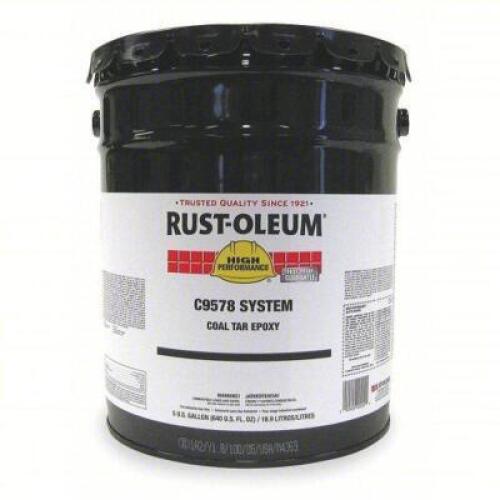 DESCRIPTION: (1) COAL TAR EPOXY COATING BASE BRAND/MODEL: RUST-OLEUM #3XH22 INFORMATION: BLACK SIZE: 5 GALLON RETAIL$: $634.87 EA QTY: 1