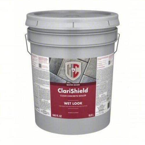 DESCRIPTION: (1) CONCRETE DUSTPROOFER BRAND/MODEL: CLARISHIELD INFORMATION: WET LOOK CLEAR SIZE: 5 GALLON RETAIL$: $325.00 EA QTY: 1