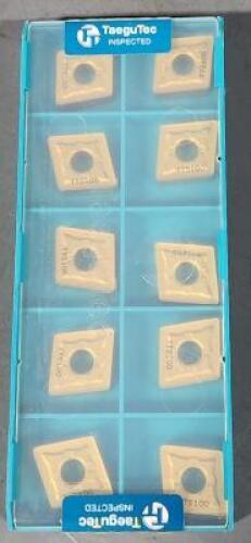 DESCRIPTION: (20) CNMG160612 CARBIDE TURNING INSERTS BRAND/MODEL: INGERSOLL CNMG 160612 ET TT5100 RETAIL$: $18.86 PER INSERT QTY: 20