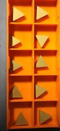 DESCRIPTION: (30) TNG-221 CARBIDE TURNING INSERTS BRAND/MODEL: HERTEL 05692900 RETAIL$: $11.26 PER INSERT QTY: 30