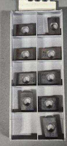 DESCRIPTION: (29) ADMA CARBIDE MILLING INSERTS BRAND/MODEL: ISCAR ADMA150308 IC20 RETAIL$: $15.00 PER INSERT QTY: 29