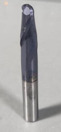 DESCRIPTION: ((4) SOLID CARBIDE BALL END MILL BRAND/MODEL: COBRA CARBIDE 21540 SIZE: 5/16" RETAIL$: $68.45 QTY: 4