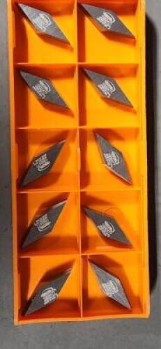 DESCRIPTION: (10) VPRG-331 CARBIDE PROFILING INSERTS BRAND/MODEL: HERTEL VPRG-331 HT10 RETAIL$: $31.02 QTY: 10