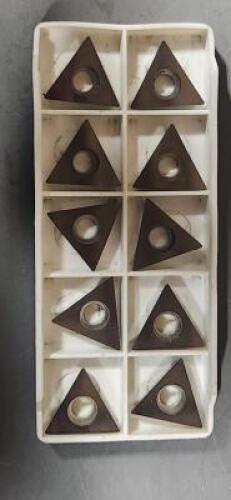 DESCRIPTION: (30) TPHW CARBIDE TURNING INSERTS BRAND/MODEL: SPI TPHW16T304 EN P25 RETAIL$: $33.25 QTY: 30