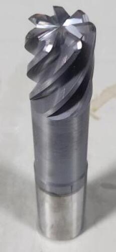 DESCRIPTION: (1)REDUCED FLUTE END MILL BRAND/MODEL: ISCAR/ECKI1H1.25/3-7C1CFR.12T5 INFORMATION: $ 468.90, SOLID CARBIDE 6-FLUTE SIZE: 1.25" RETAIL$: $