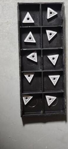DESCRIPTION: (20) TNMG221 CARBIDE TURNING INSERTS BRAND/MODEL: VC TNMG221 IT225T-IMF RETAIL$: $10.20 PER INSERT QTY: 20