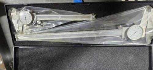 DESCRIPTION: (1) DIAL CALIPER SET BRAND/MODEL: VC 00449199 SIZE: 0 TO 6"; 0-12" RETAIL$: $152.53 QTY: 1