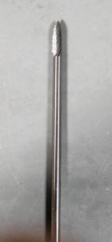 DESCRIPTION: (5) SG-44L3 CARBIDE SINGLE CUT BURR BRAND/MODEL: SGS 17875 SIZE: 3" OAL RETAIL$: $18.73 QTY: 5
