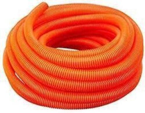 (2) ROLLS OF FLEXIBLE CORRUGATED ORANGE LDPE