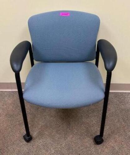 (3) ROLLABOUT ARMED OFFICE CHAIRS