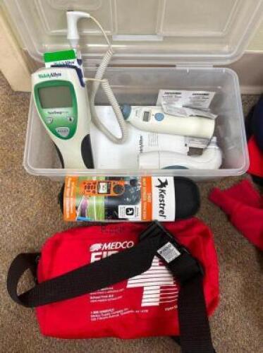 ASSORTED FIRST AID ITEMS AS SHOWN