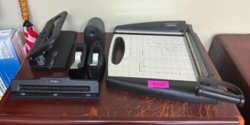 ASSORTED OFFICE SUPPLIES AS SHOWN