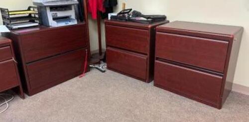 (3) 2-DRAWER FILING CABINETS
