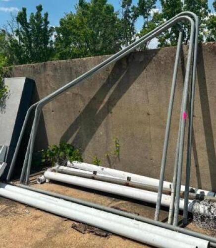 ASSORTED GOAL FRAME PIECES
