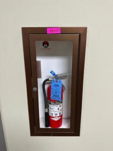 (2) - WALL MOUNTED FIRE EXTINGUISHERS