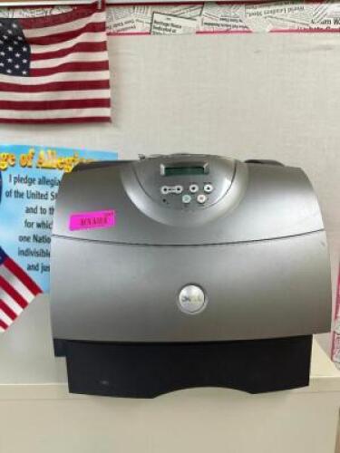 OFFICE PRINTER WITHOUT CORDS AND ASSORTED SHELVING