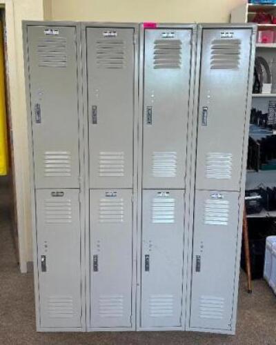 8 COMPARTMENT LOCKER SYSTEM