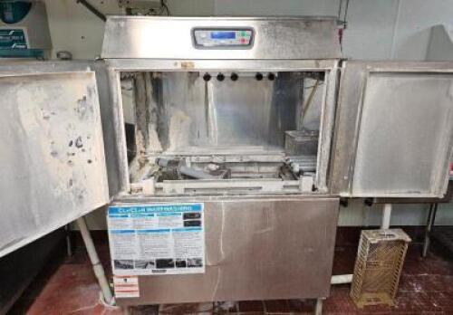 HOBART 2 RACK COMMERCIAL DISH MACHINE