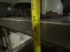 48" X 30" STAINLESS TABLE W/ 6" BACK SPLASH - 7
