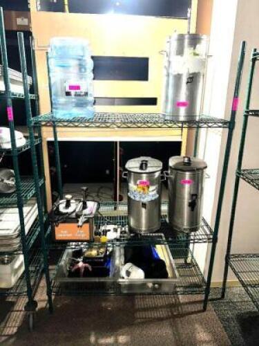 48" X 24" THREE TIER COATED WIRE SHELF