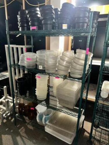 48" X 24" FOUR TIER COATED WIRE SHELF