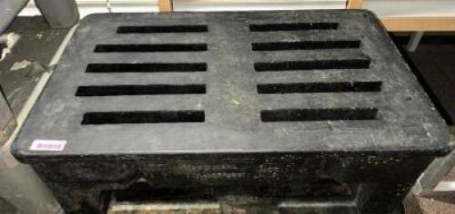 48" BLACK PLASTIC DUNNAGE RACK
