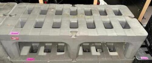 48" TAN PLASTIC DUNNAGE RACK