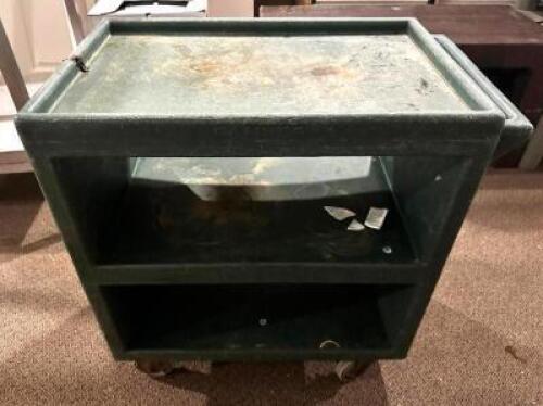 THREE TIER PLASTIC UTILITY CART