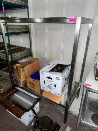 48" X 24" STAINLESS DUNNAGE RACK SHELF