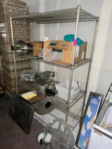 48" X 24" FIVE TIER WIRE SHELF