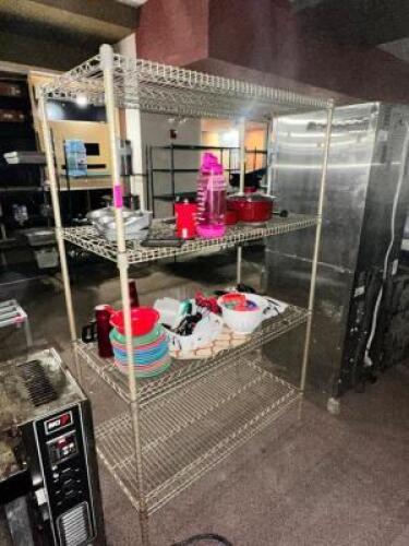 48" X 24" FOUR TIER WIRE SHELF