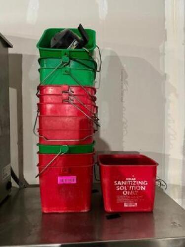 (1) LOT OF CLEANING BUCKETS