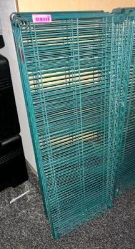 (3) 48" X 24" COATED SHELVING INSERTS
