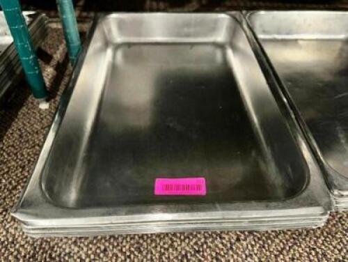 (4) FULL SIZE STAINLESS INSERTS