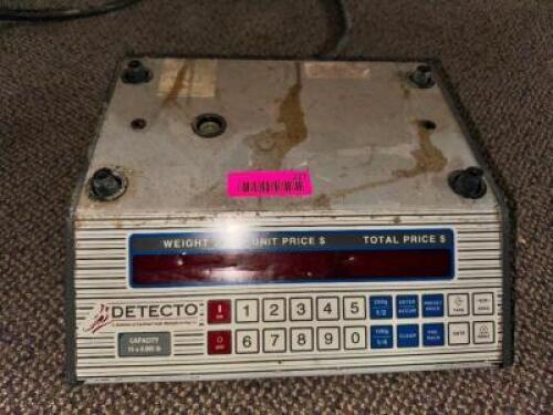 DETECTO 15 LB. DIGITAL SCALE.