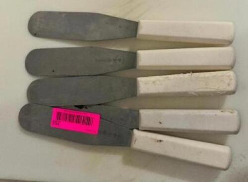 (5) STAINLESS BUTTER KNIVES