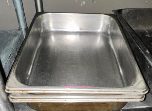 (2) FULL SIZE STAINLESS INSERTS
