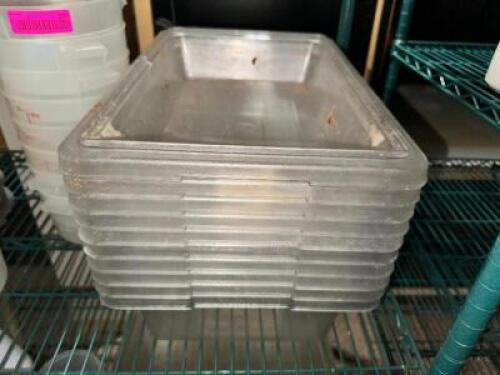 (8) HALF SIZE PLASTIC INSERTS