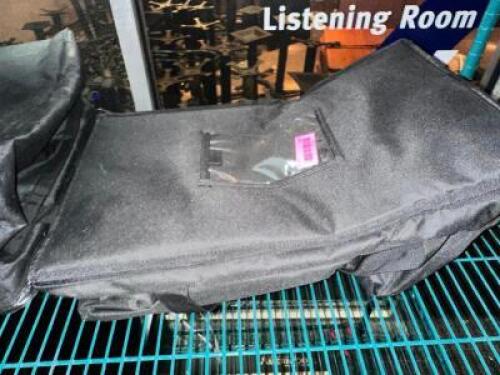 (2) INSULATED DELIVER BAGS - BLACK