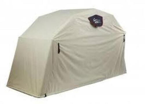 DESCRIPTION: (1) MOTOR TENT, MOTORCYCLE STORAGE BRAND/MODEL: MOTORSHELTER INFORMATION: BLACK RETAIL$: $204.74 EA QTY: 1